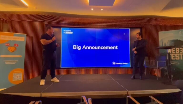 Live-Übertragung einer 10-Millionen-Franken-Transaktion auf dem Web3Fest!